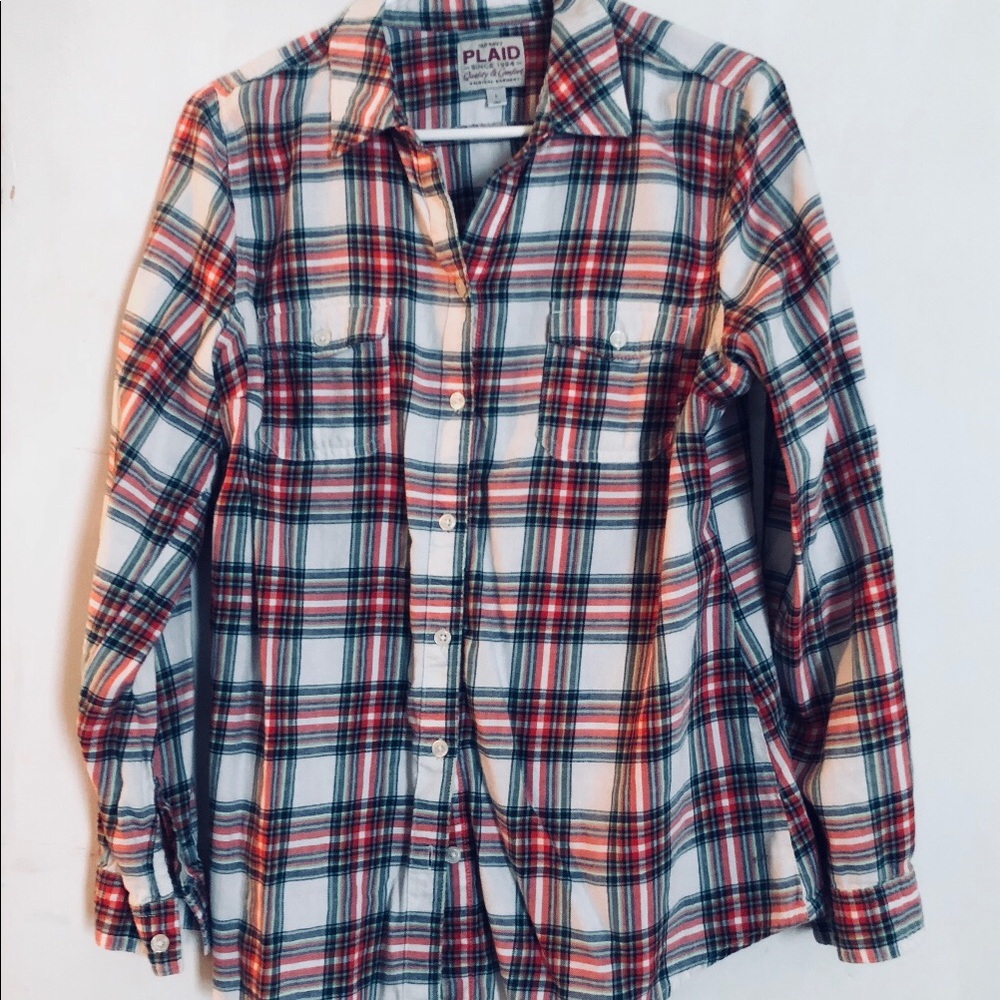 Old Navy Buffalo button up